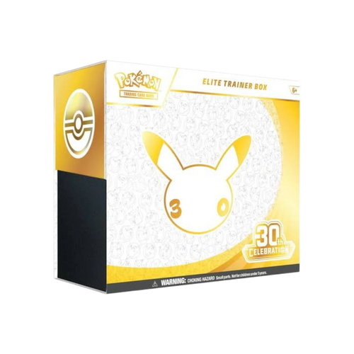Caja de entrenador de lujo InspectorTCG Pokémon 30 Aniversario con diseño dorado y silueta de Pikachu en blanco