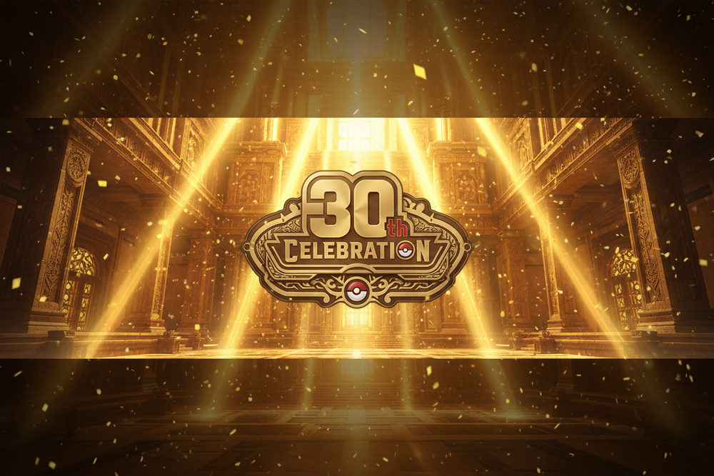 Banner 30th Celebration dorado