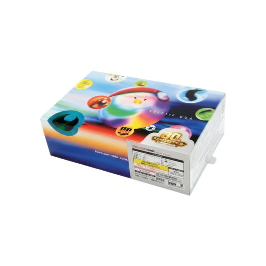 Caja InspectorTCG 30 aniversario Pokémon con diseño futurista de YOSHIROTTEN y logo oficial en edición japonesa