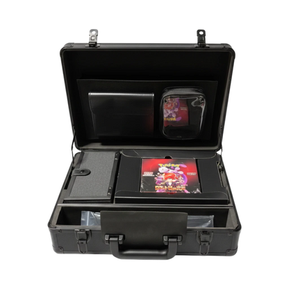 Maletin Team Rocket InspectorTCG con set Glory of Team SV10, caja negra de coleccionista con sobres de cartas Pokémon