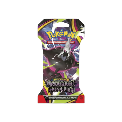 Sobre de cartas Pokémon TCG Oscuridad Absoluta de InspectorTCG con ilustración de Darkrai en tonos morados y negros