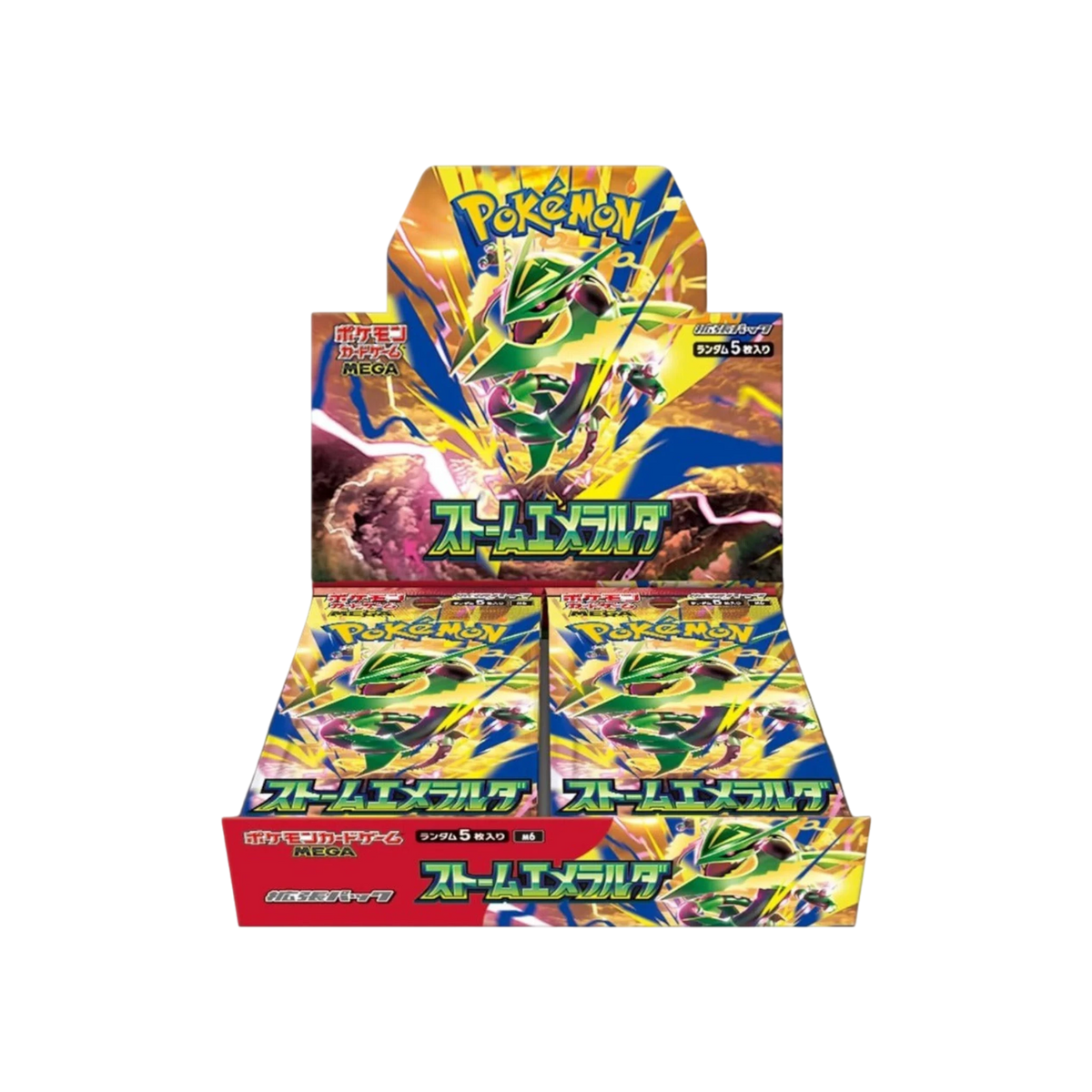 Caja de sobres Storm Emerald Booster Box japonesa de InspectorTCG con 30 paquetes de cartas coleccionables Pokémon