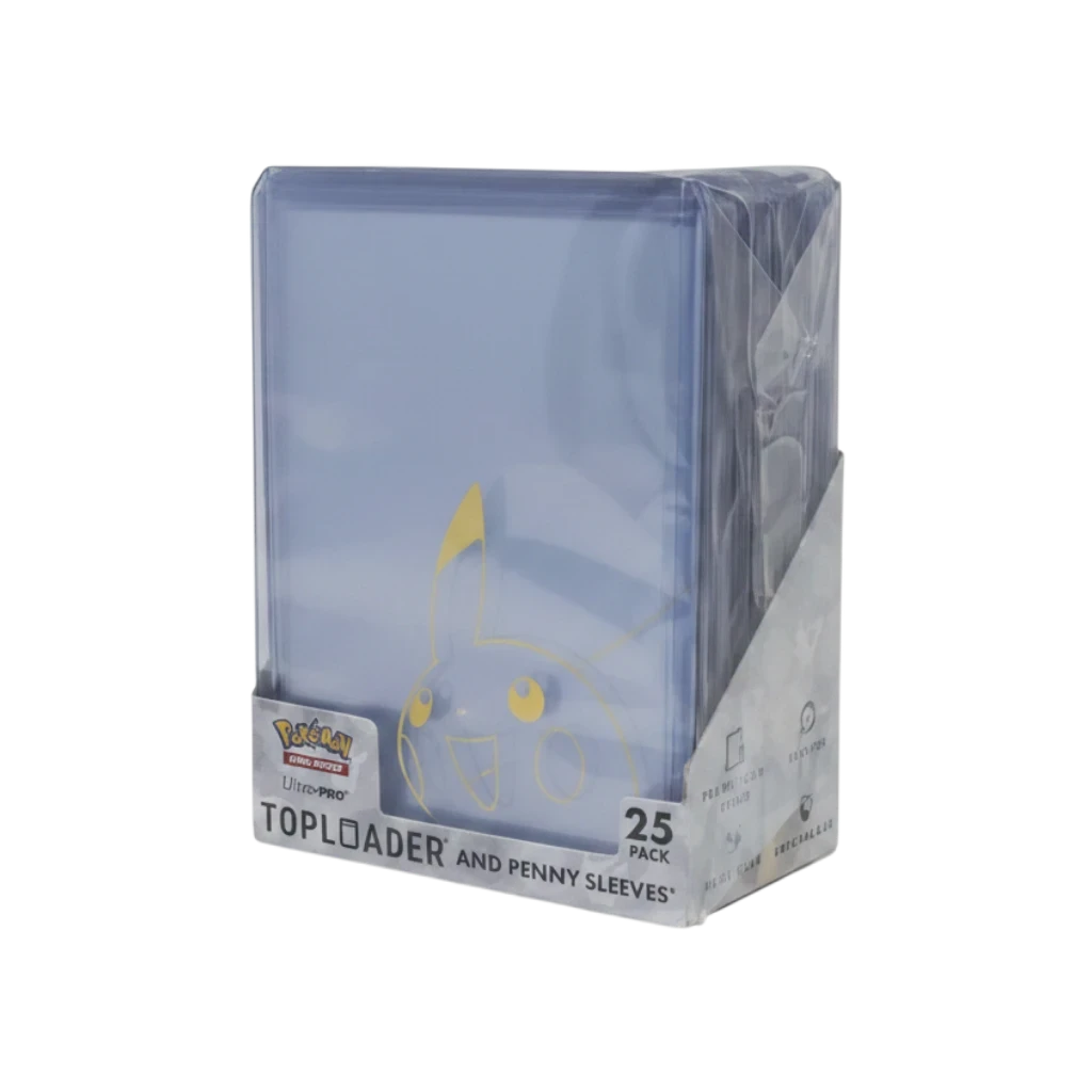 InspectorTCG Toploader Ultra Pro con diseño de Pikachu para proteger cartas coleccionables de Pokémon