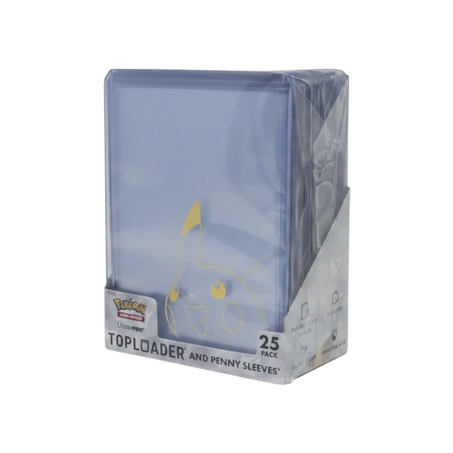 InspectorTCG Toploader Ultra Pro con diseño de Pikachu para proteger cartas coleccionables de Pokémon