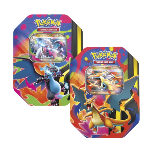 Lata Mega Charizard X & Y EX - ¡Descubre la Potencia Pokémon!